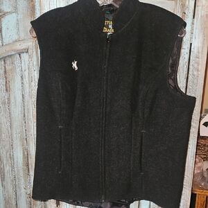 Black Sleeveless Vest with Logo